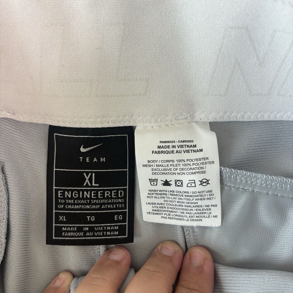 Nike Vapor Select High Baseball Pants Grey/Black Size XL - Picture 5 of 9